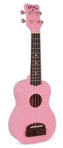 Kohala Tiki Series Ukulele - Soprano - Pink - Picture 1 of 2