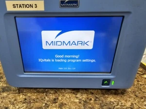 Midmark IQ VITALS Patientenmonitor mit Netzteil und Temperaturfühler wie abgebildet  - Bild 1 von 12