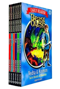 Beast Quest Early Reader Series By Adam Blade 6 Books Set - Ages 5-7 - Paperback - Picture 1 of 1