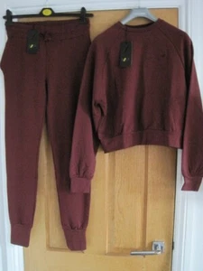 A Fantastic MP COMPOSURE OXBLOOD Sweatshirt and Joggers size XXS BNWT RRP £59!! - Picture 1 of 9