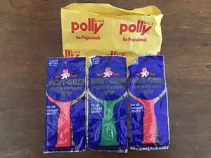 Lot of 3 VTG Red Lion Green & Red Tennis Pickleball Racquet Retro Grips NEW - Picture 1 of 5