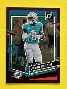 Jevon Holland 2023 Donruss Season Stat Line Lámina Púrpura Paralelo/85 DOLPHINS - Imagen 1 de 2