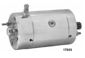 Hitachi Chrome Starter Motor - 73-88 Harley Evolution Shovelhead 31570-73 17043 - Picture 1 of 1