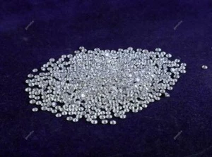 LOTE DE 100 PIEZAS de piedras preciosas CVD Diamond SI1 DEF color CVD/HPHT cultivadas en laboratorio sueltas - Imagen 1 de 15