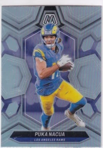 Panini Football NFL Mosaic 2024 No. 130 Puka Nacua Silver Prizm - Bild 1 von 2