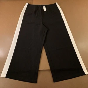 Fashion To Figure Womens Plus Size 2X High Rise Wide Leg Side Stripe Pants NWT - Picture 1 of 8