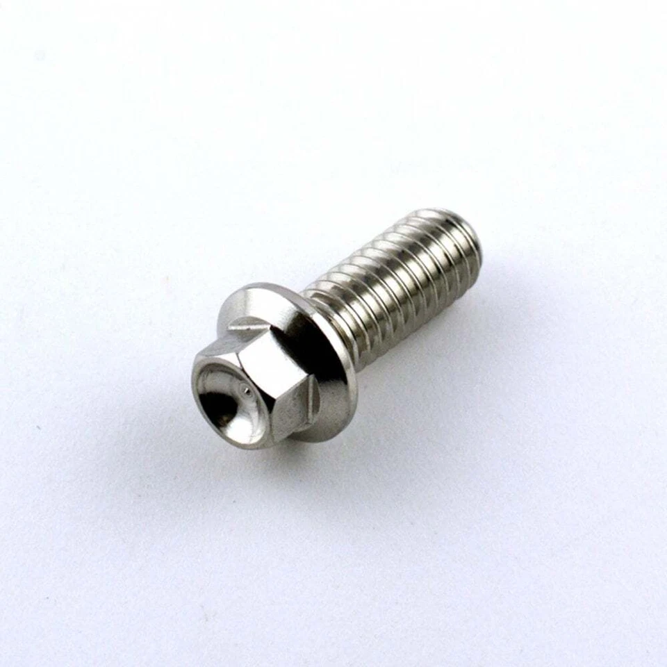 RACEBOLT Stainless Steel Flanged Hex Extra Small Head Bolt M6 x 1.00mm x 15mm