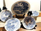 England Wedgwood "CountrySide" Set of 9 Saucers Plates Bowl Made in England