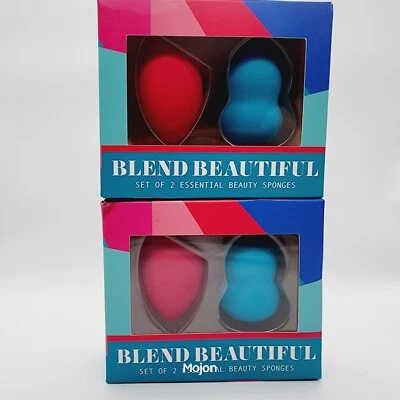 2 Packs Blend Gift Set Beauty Sponges Bevel For Powder & Pear For Foundation - Image 1 of 4