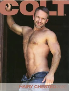Colt Studios 2020 Colt Hairy Chested Calendar + Free 12 Glossy 5x7 Prints - Picture 1 of 2