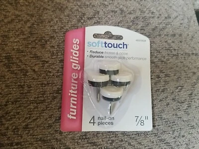 Deslizadores para muebles Waxman de 7/8” pulgadas, 4 piezas cabezas planas Foto 1 de 2