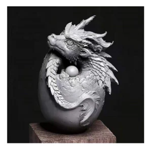 3D Baby Dragon Egg Reusable Silicone Mold Resin Craft Plaster DIY Decor Charm - Picture 1 of 10