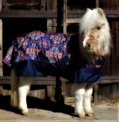 Regendecke 1200 D 75 85 95 100 Minishetty Mini Shetty Falabella Outdoordecke TY - Bild 1 von 4