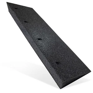 Bordsteinrampe Gummi schwarz I Breite: 100 cm I Höhe: 110mm I Rampe Auffahrhilfe - Bild 1 von 6