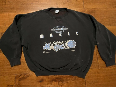 Vintage Orlando Magic NBA Basketball Salem Pullover Crewneck Sweatshirt - XLarge Cover