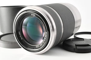 [Near MINT] Sony 55-210mm f/4.5-6.3 OSS Silver Zoom Lens E SEL55210 From JAPAN - Picture 1 of 12