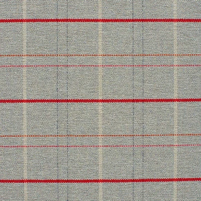 HBF Textiles Modern Picnic  Plaid  campfire  Red and Gray Upholstery Fabric - Image 1 of 3