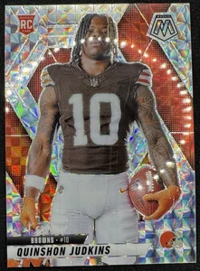 Mosaic Quinshon Judkins Rookie Variation Silver Mosaic Prizm #276 RC Browns 2025 - Imagen 1 de 2