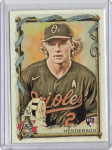 GUNNAR HENDERSON 2023 TOPPS ALLEN & GINTER ROOKIE CARD #72 ORIOLES A183 - Foto 1 di 2