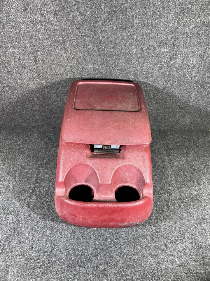 1992-1996 Ford F-150 F-250 F-350 Bronco Center Console Cup Holder Red OEM - Image 1 of 4