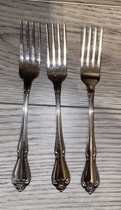 Oneida ARBOR ROSE Tafelgabeln 3er Set - Bild 1 von 4