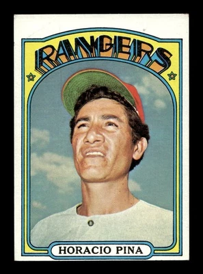 1972 Topps #654 Horacio Pina Rangers VG-EX *3q - Image 1 of 2