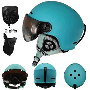 Upgrade Skiing Helmet Men Women Ultralight Snowboard Ski Helmet Visor Goggles - Picture 1 of 35