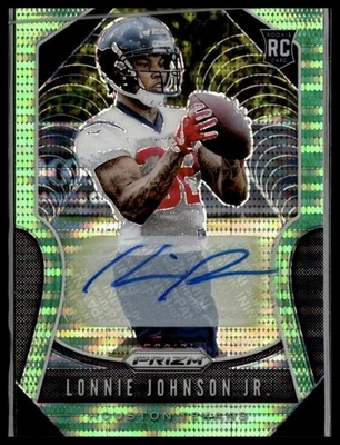 2019 Panini Prizm #396 Lonnie Johnson Jr. Rookie Autographs Prizm Neon Green - Image 1 of 2