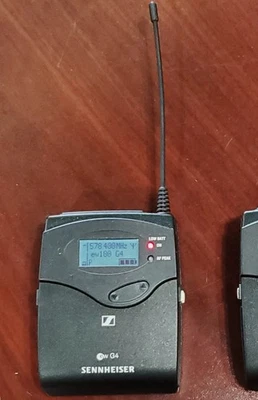 Sennheiser SK100 G4 Wireless Mic Bodypack Transmitter G: 566-608 MHz EW100 NICE! - Image 1 of 3