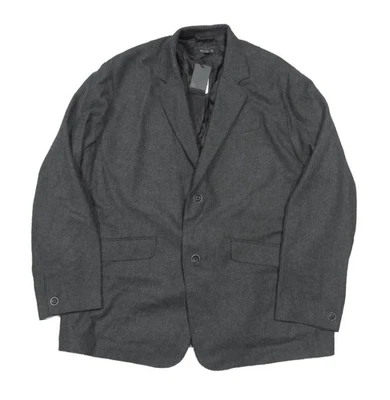 Rag & Bone Men's Heather Grey Shift Flannel Wool Blend Blazer - Image 1 of 4