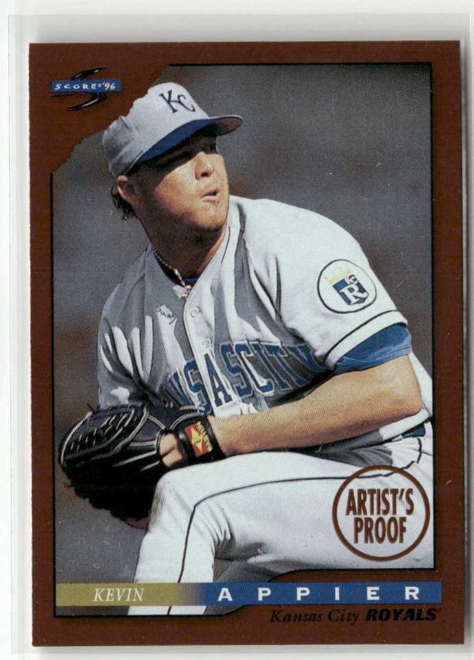 1996 SCORE #9 KEVIN APPIER DUGOUT COLLECTION ARTIST'S PROOFS (SERIES TWO) ROYALS - Image 1 of 2