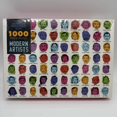 NEW Sealed Unemployed Philosophers Guild Modern Artists 1000 Piece Jigsaw Puzzle - Image 1 of 4