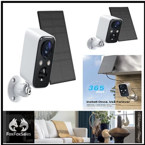 Solarbetriebene Außenkamera | Farbige Nachtsicht | 1080P HD - Bild 1 von 7