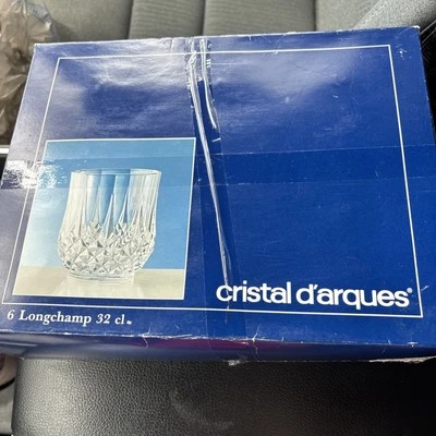 Cristal D'Arques Durand Crystal Cordial Glasses Tuilleries Villandry, Set of 6 - Image 1 of 4