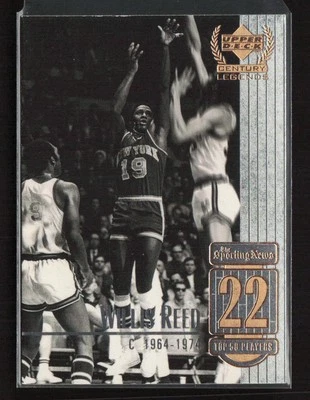 1998-99 Upper Deck Century Legends #22 Willis Reed Foto 1 de 2