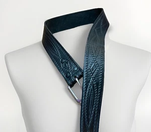 Herren Wrangler Ledergürtel Gr. XL Western geprägt schwarz Echtleder 44” - Bild 1 von 8