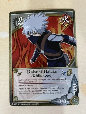Naruto CCG, Kakashi Hatake (Childhood), 697, 1st Edition, MP/LP, Foil - Image 1 of 2