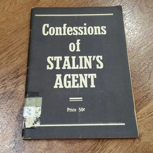 Vintage 1948 Paperback “Confessions of Stalin’s Agent” - Imagen 1 de 4