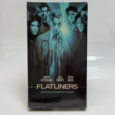 Vintage Flatliners VHS 1990 Sealed Kiefer Sutherland Julia Roberts RCA Columbia - Image 1 of 4