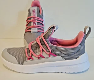 Adidas Light Racer Adapt Pink Grey Slip-On Women’s UK 4.5 US 5 No Box New - Picture 1 of 17