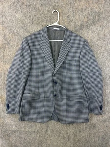 Giacca cappotto sportivo Peter Millar blazer uomo 46R grigio quadri lana 46R - Foto 1 di 8