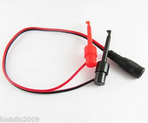 Juego de 10 ganchos de prueba redondos grandes para cable de alimentación de CC hembra de 2,1 x 5,5 mm de 2,1 mm 30 cm/1 pie - Imagen 1 de 5
