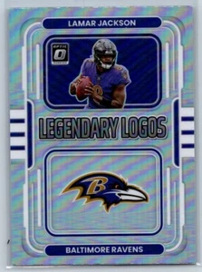 Logotipos legendarios ópticos Panini Donruss 2022 de Lamar Jackson - Imagen 1 de 2