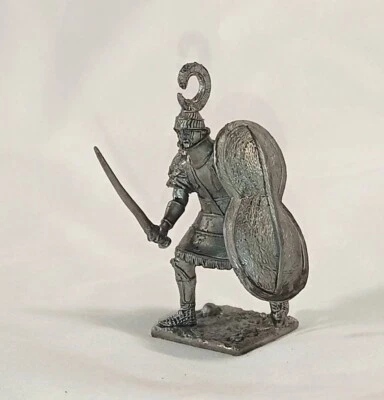 Estatuilla de hojalata 54 mm 1:32 colección soldado juguete guerrero micénico INCREÍBLE Foto 1 de 4