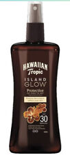 Hawaiian Tropic Island Glow, nebbia protettiva olio spray secco 200 ml + spf 30.