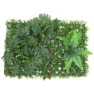 Artificial Plant Wall Panel Greenery Hedge Wall Fence Screening Wall Decoration - Picture 1 of 12