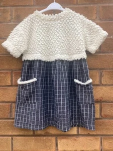 United Colours Of Benetton Girls Dress Age 6-7 Years - Picture 1 of 5