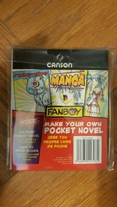 Professional 4x5" Fanboy Canson Make Pocket Novel Kit How Draw Manga 28p - Picture 1 of 2