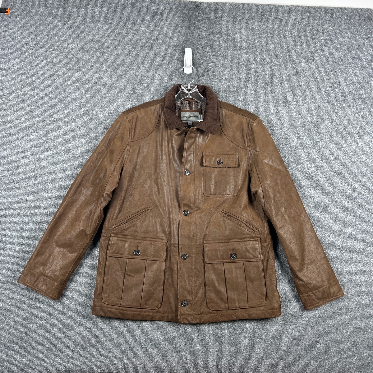 Johnston & Murphy Leather Outer Shell Coats, Jackets & Vests