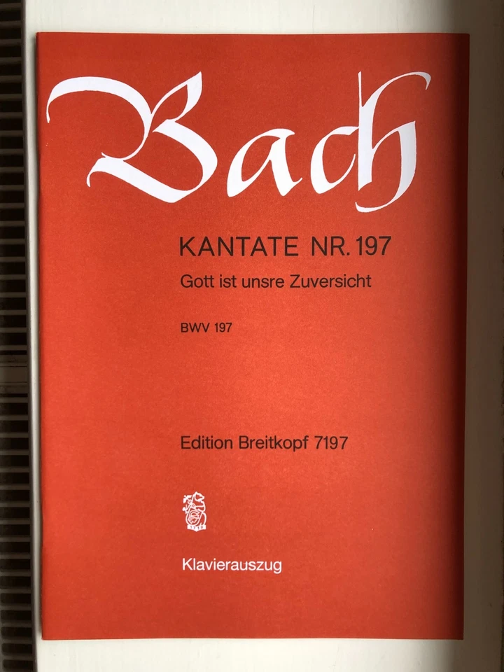 JS Bach: Cantata BWV 197 - Gott ist unsre Zuversicht - Image 1 of 3
